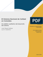 El Sistema Nacional de Calidad en Colombia Un Analisis Cualitativo Del Desarrollo Del Sistema