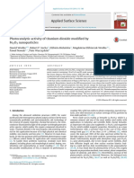 Photocatalytic Activity of Titanium Dioxide Modified by Fe2O3 Nanoparticles