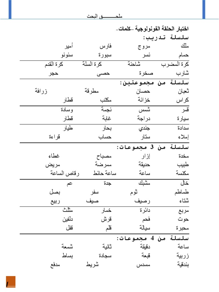 ملحق الدراسة Dec Pdf