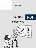 Training Objectives: Section Four