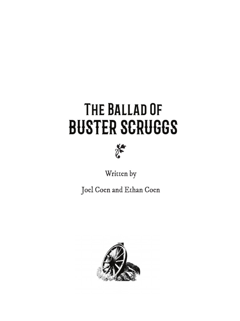 Ballad of Buster Scruggs PDF Nature