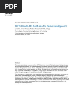 CIFS Hands-On Features for Demo.netapp
