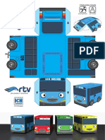 Ichinogami - Tayo Bus Papertoy