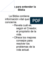 Ayuda para Entender La Biblia