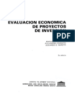 Evaluación Económica de Proyectos de Inversión