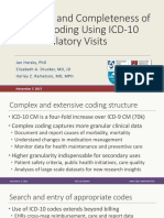 Accuracy and Completeness of Clinical Coding Using ICD-10 For Ambulatory Visits