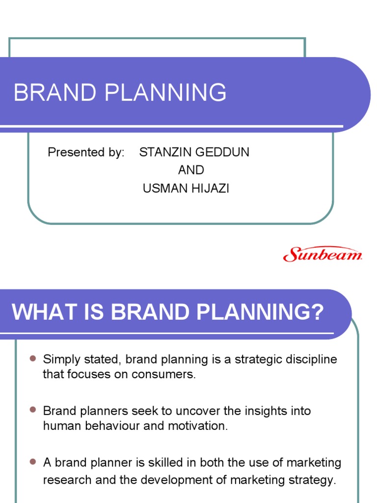 Effective Brand Planning Strategies | PDF | Brand | Marketing