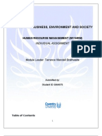 Faculty of Business, Environment and Society: Human Resourse Management (M11Hrm)