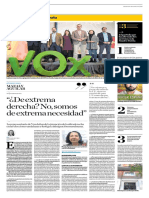 Yolanda Vaccaro entrevista Vocepresidenta de VOX, Mazaly Aguilar, en El Comercio 8-12-18