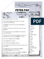 Peter Pan a Boy From Neverland Reading Comprehension Exercises 55883