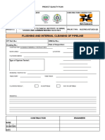 Tins-Gen-Chklist-M-006-R00 - Flushing and Internal Cleaning of Pipeline