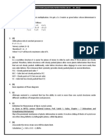 Material Science - Detailed Solutions (Question Paper Posted On 01 - 06 - 2016)