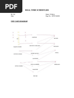 Real Time Scheduler: Use Case Diagram