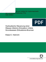 Hydraulische Steuerung Einer Wasser Alkohol Zirkulation Mittels Grundwasser Zirkulations Brunnen German