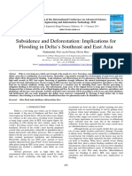 Subsidence and Deforestation: Implications For Flooding in Delta's Southeast and East Asia