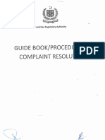 Guide Book Procedure of Complaint Resolution