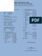 Daftar Tarif Rawatan Umum BALIHO