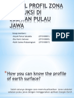Model Profil Zona Subduksi Di Selatan Pulau Jawa