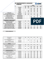 Plan de Mantenimiento Cargador Frontal PDF