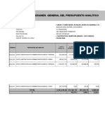 Presupuesto Analitico - Ivanqui