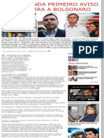 247 Diz Que Folha Mandou o Primeiro Aviso a Bolsonaro_Pode Haver Guerra