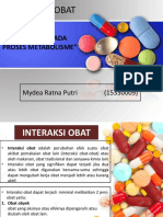Mydea Ratna P - 15330009 - Interaksi Pada Proses Metabolisme