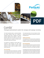 Combi: Packaged Pretreatment System For Sewage and Septage Receiving
