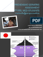 Comprehensive Geriatric Assessment For 4th Yrs. Med Students