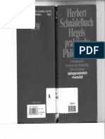Schnaedelbach - Hegels Praktische Philosophie