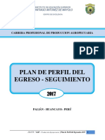 Plan de Perfil Del Egreso