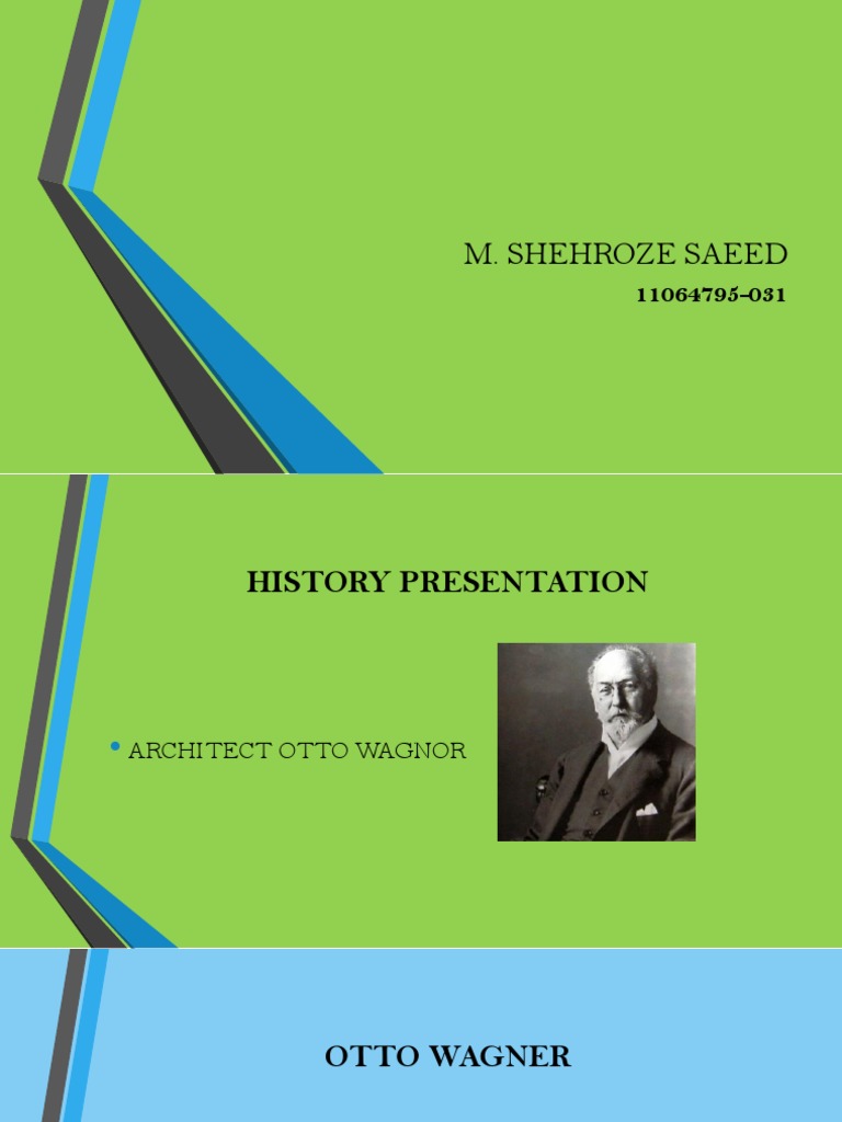 Otto Wagner Architectural Design Architecture