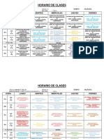 Horario 2018 II