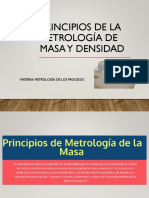 Metrologia de Masa y Densidad