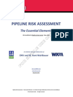 Pipeline Risk Assessment Essential Elements Sample Case PGJ0113 v2012