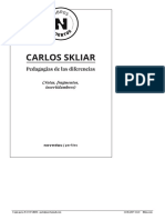 Carlos Skliar Pedagogias de Las Diferencias Fragmento PDF