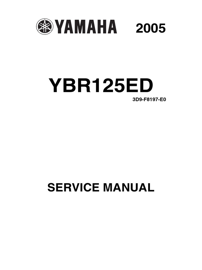 Ybr 125 Service Manual Pt1 Clutch Tire