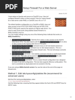 Cyberciti - Biz-Linux Iptables Setup Firewall For A Web Server