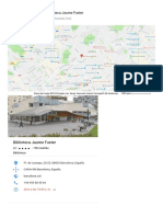 Biblioteca Jaume Fuster - Google Maps