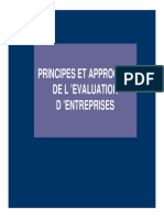 Principes Et Approches de L Evaluation D Entreprises 220310 PDF