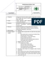 Sop Penggunaan Dental Unit