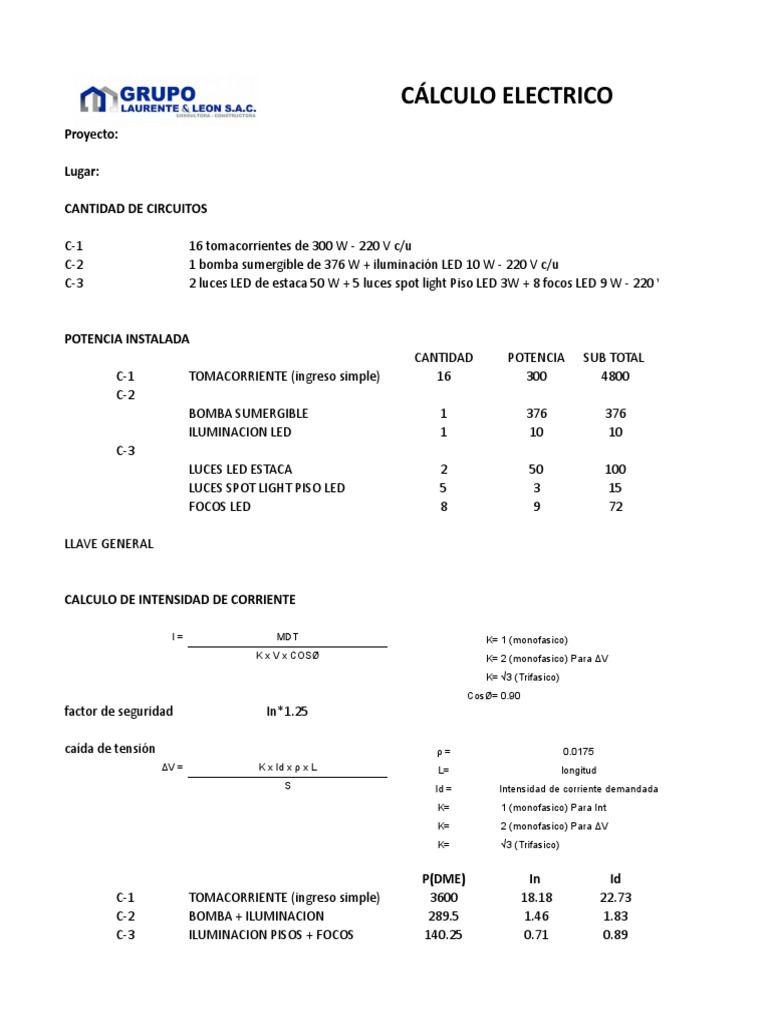 calculo-electrico-final-pdf-electricidad-electromagnetismo