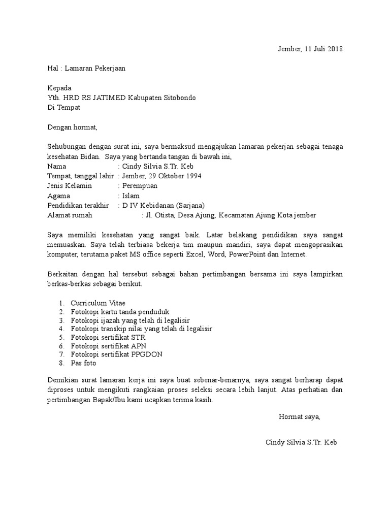 Download 94+ Contoh Surat Surat Lamaran Kerja Vaksin Gratis
