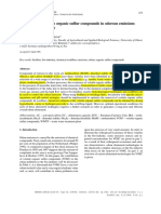 Abatement of volatile organic sulfur compounds in odorous emissions from the bio-industry