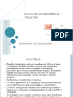 Cuidados de Enfermeria en Pancreatitis