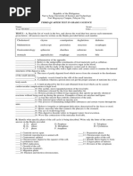 Grade 8 Science 3rd Quarter