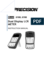 Dual Display LCR Meter: Model