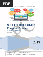 Web Technologies Notes7