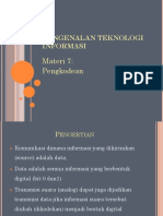 Materi 7: Pengkodean: Pengenalan Teknologi Informasi