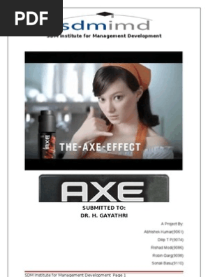 Axe Marketing Report Final Unilever Brand