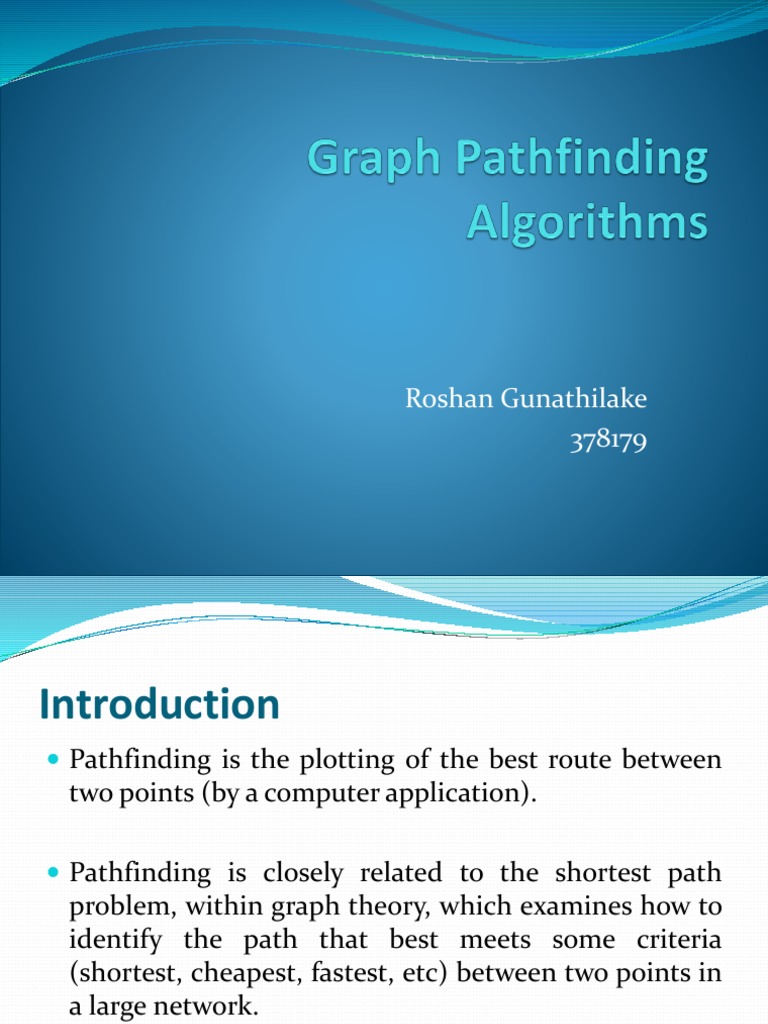 Graph Path Finding Algorithms | PDF
